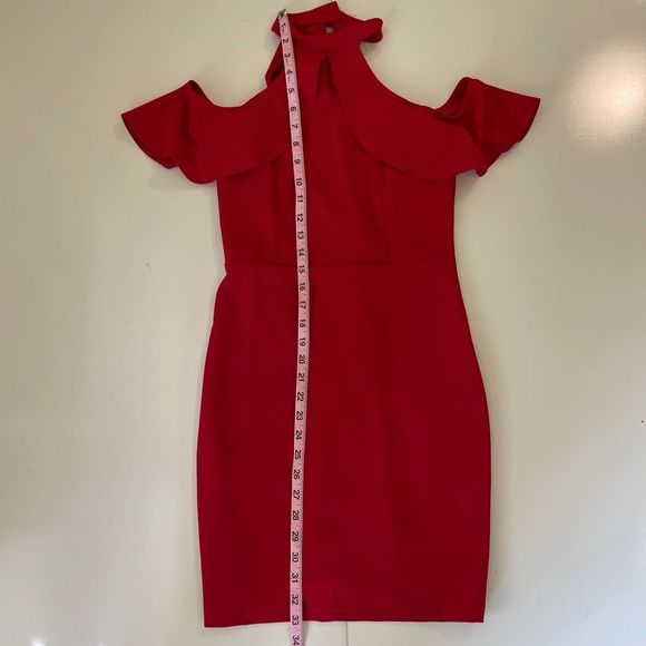 Lulus dress Your Time Red Off-the-Shoulder Bodycon - Picture 7 of 11